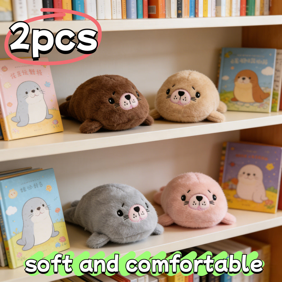 Peluches mignonnes de petit phoque, couleur aléatoire — Monptitlou