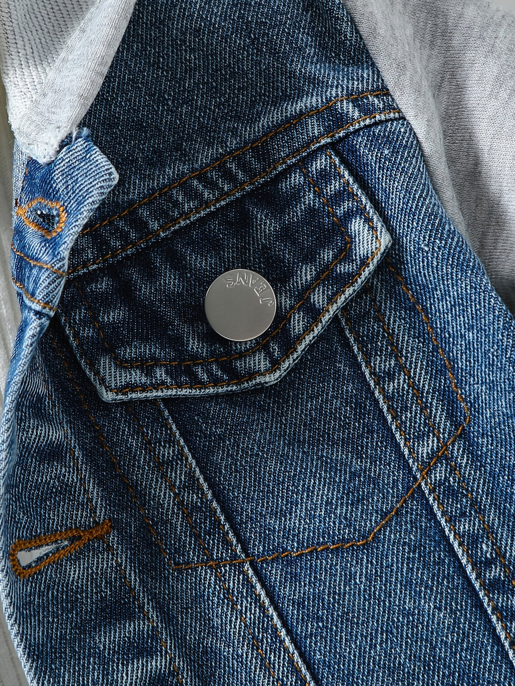 Veste à capuche pour bébé, sweat-shirt bleu clair délavé taille — Monptitlou