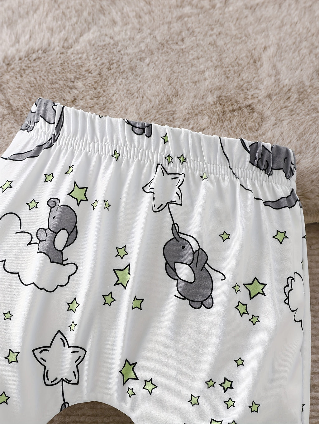 Ensemble pyjama et pantalon à motif éléphant — Monptitlou