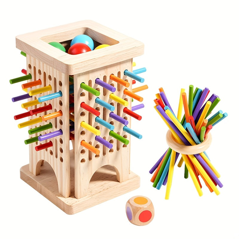 Jouets éducatifs en bois, jeux de société interactifs pour plusieurs — Monptitlou Image