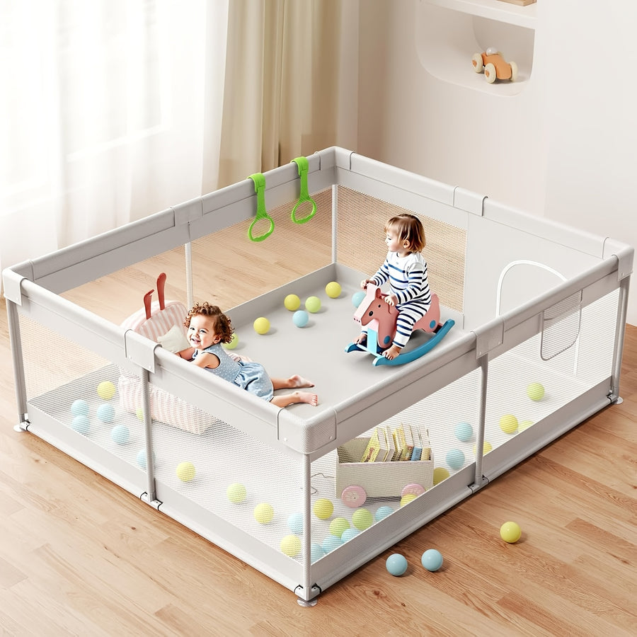 Parc pour bébé 127,0 x 127,0 cm, parcs de jeu pour bébés et tout-petits — Monptitlou