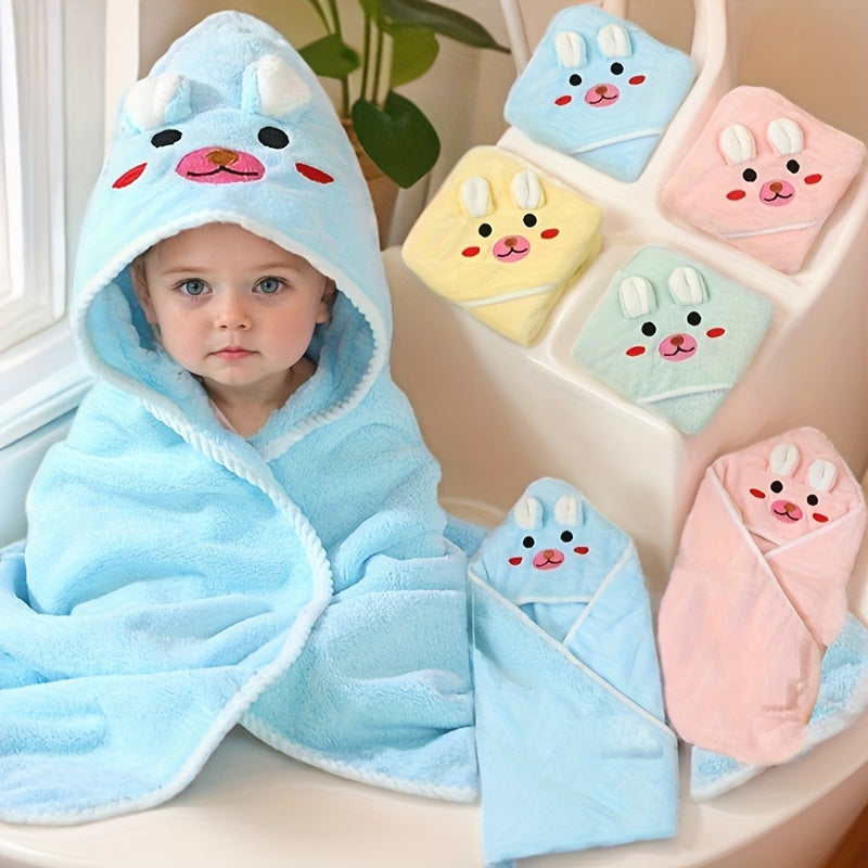 Serviette de bain pour bébé style peignoir pour rester au chaud pendant — Monptitlou