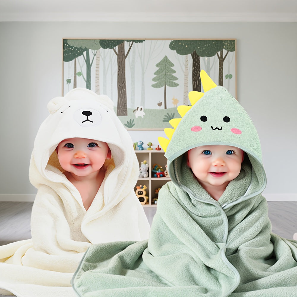 Serviettes Cape Forme Animal Bébé/Enfants, avec Serviettes à Capuche — Monptitlou