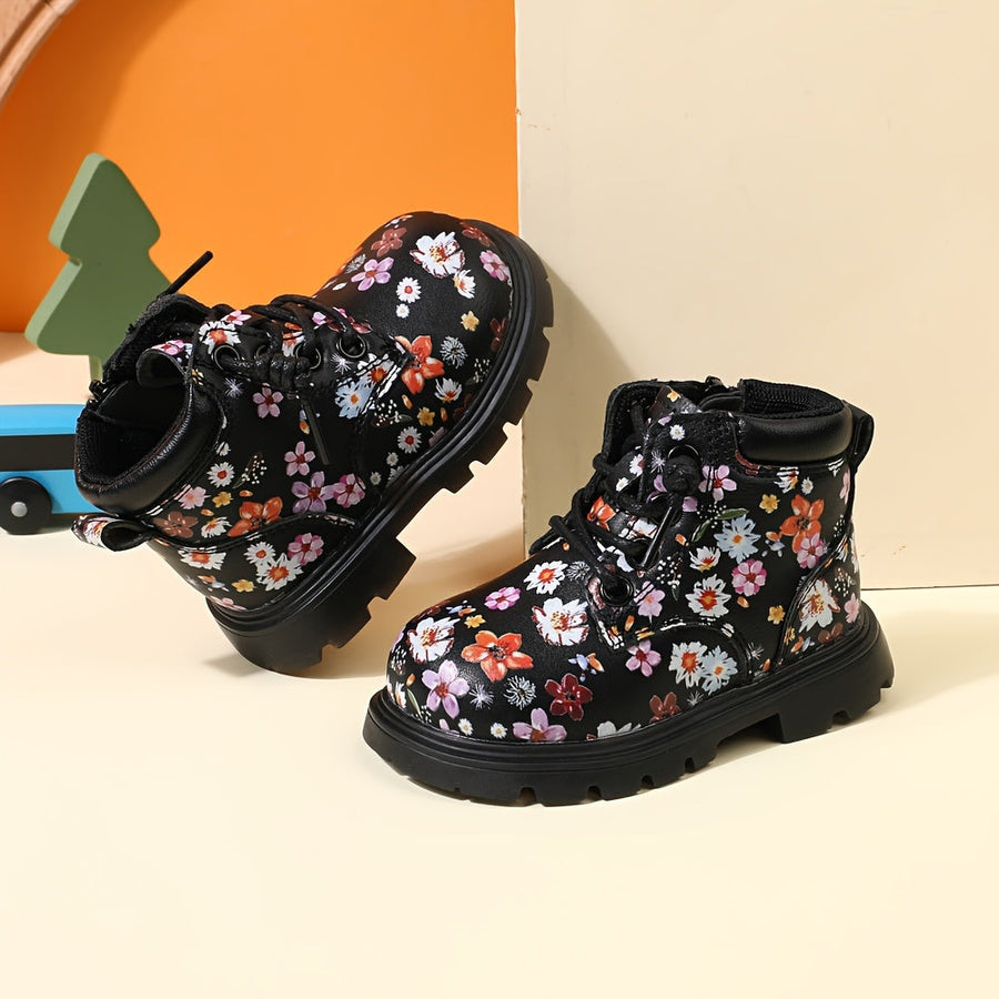 Bottes tendance à imprimé floral pour bébés filles — Monptitlou