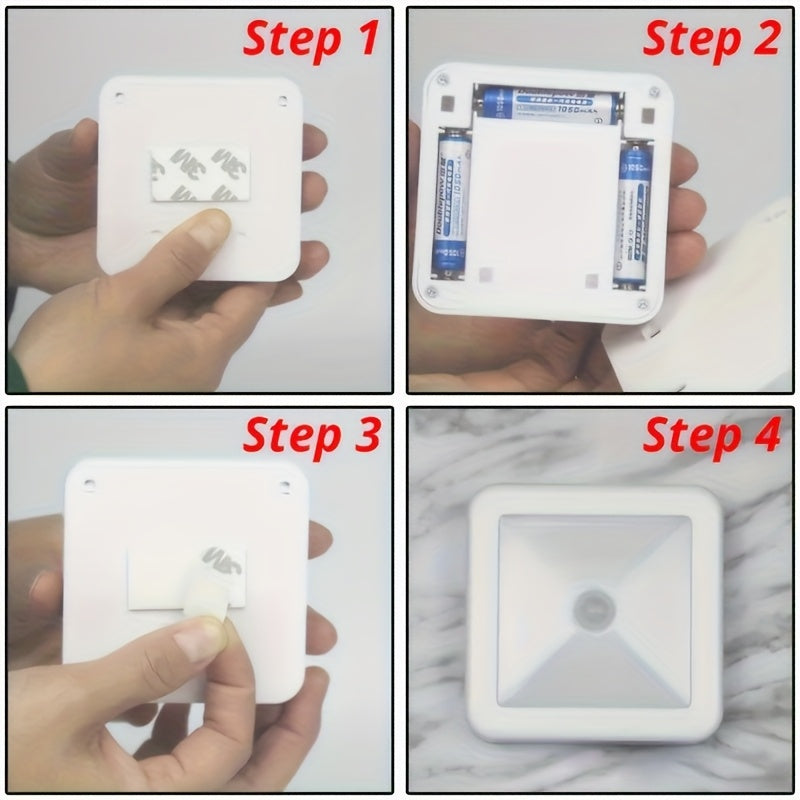 Veilleuse LED 1 pièce avec détecteur de mouvement pour salle de bain — Monptitlou