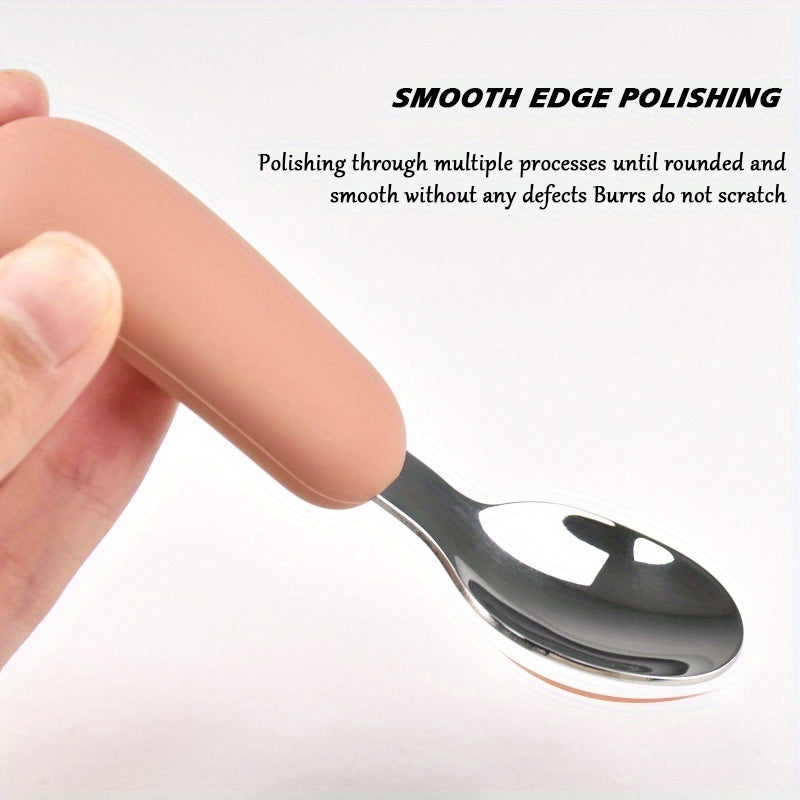 D'ustensiles d'alimentation en silicone pour enfants — Monptitlou