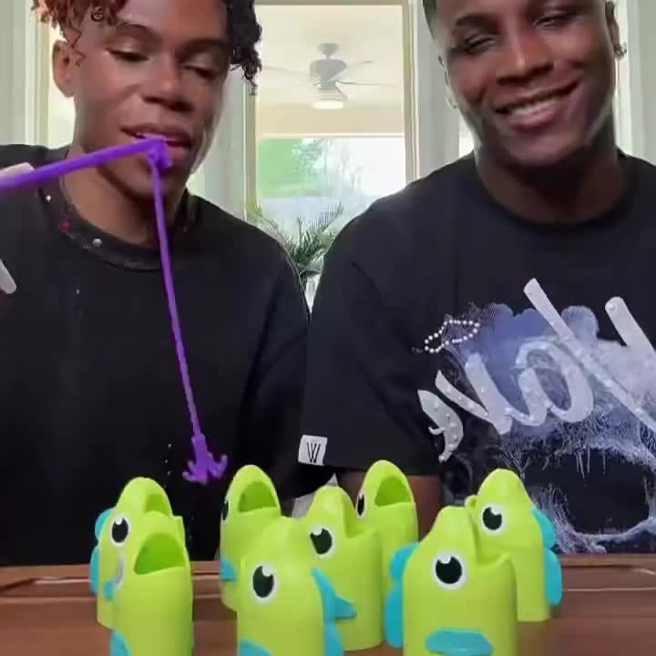 Jeu de pêche éducatif, jouet poisson rétractable — Monptitlou