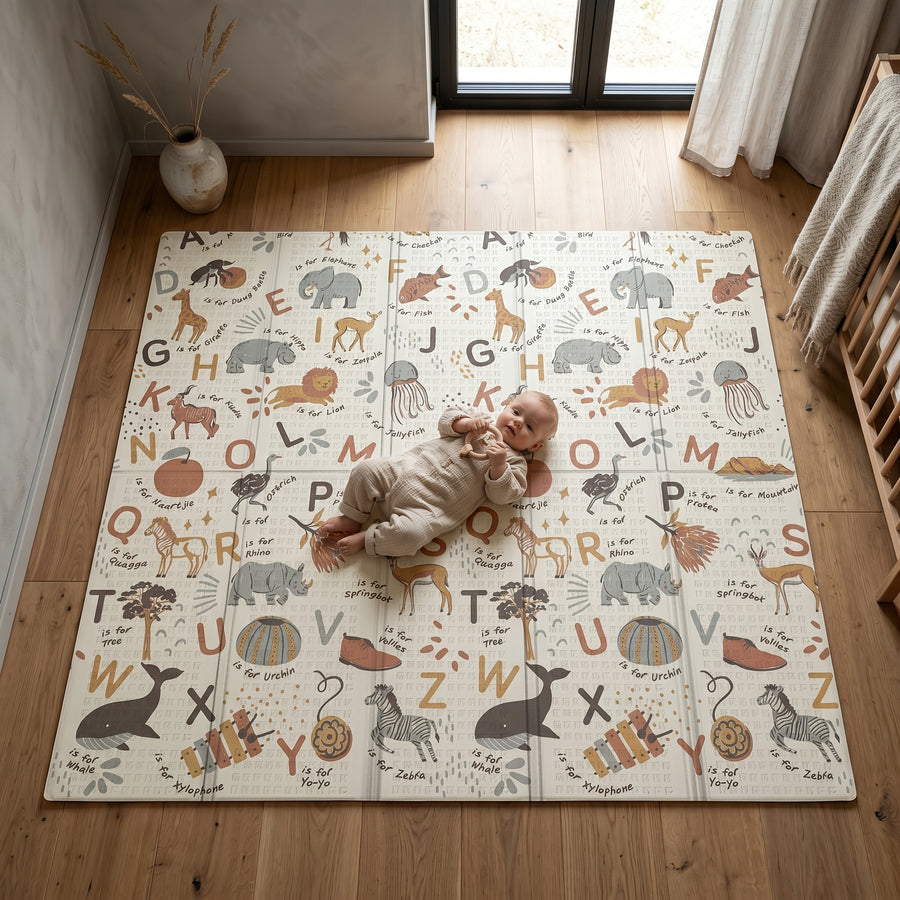 Tapis de rampe XPE énorme 200x180 cm réversible en mousse pliage rapide — Monptitlou