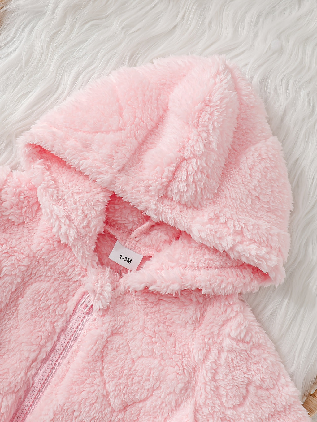Manteau d'hiver décontracté, chaud et mignon pour nouveau-née fille — Monptitlou