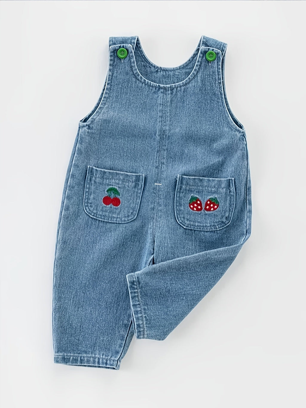 Salopette pour bébé et tout-petit, pantalon en denim — Monptitlou