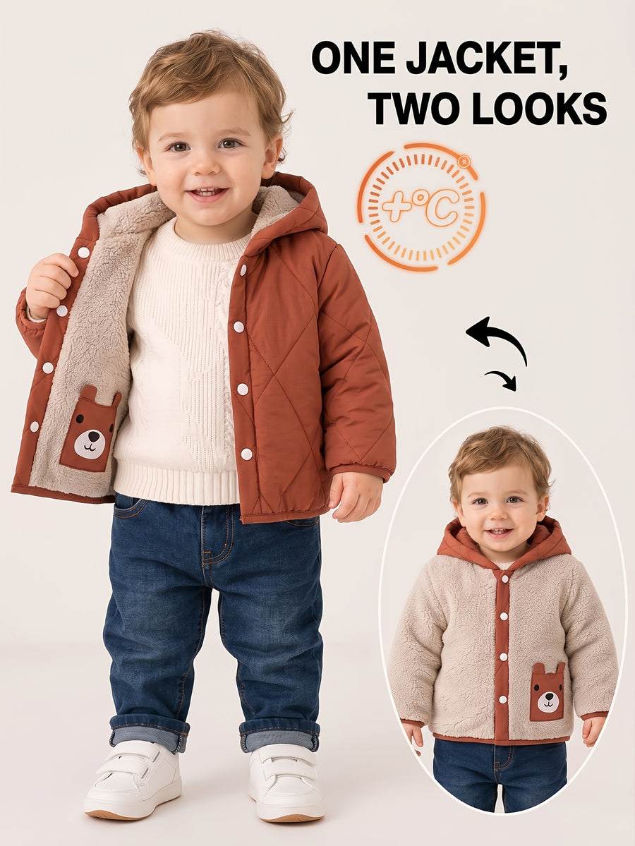 Vêtements pour bébé, Veste chaude à manches longues d'automne pour — Monptitlou