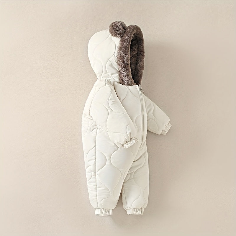 Combinaison d'Hiver Doublée Polaire Unisexe à Capuche — Monptitlou