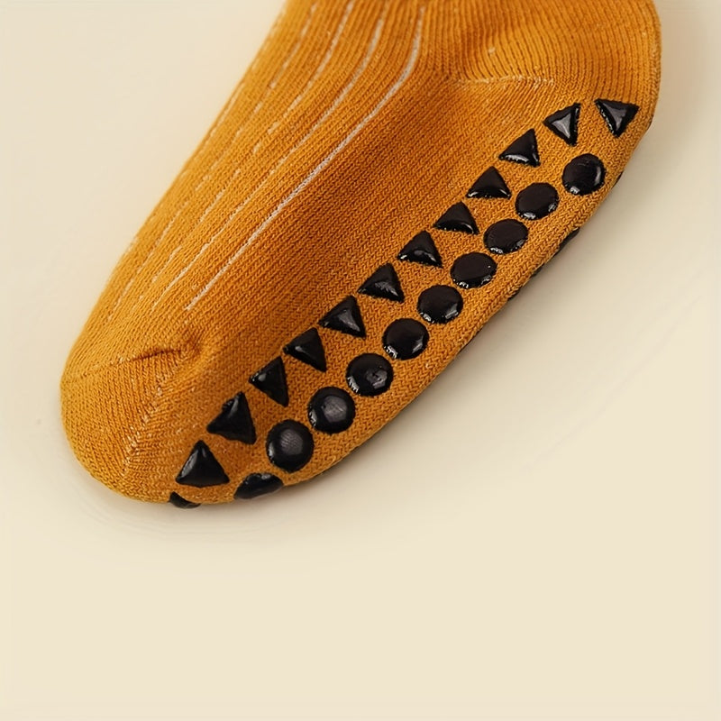 Paires de chaussettes toutes saisons pour enfants, antidérapantes — Monptitlou