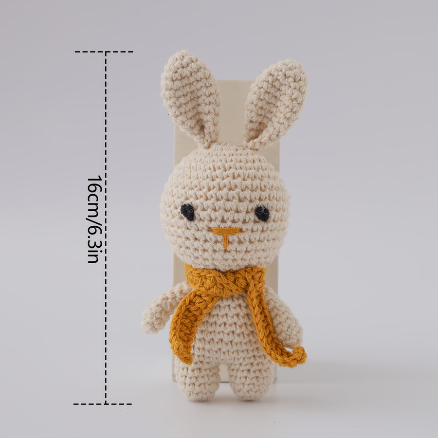 Objet de confort, forme de lapin avec clochette intégrée, mignon 3D — Monptitlou