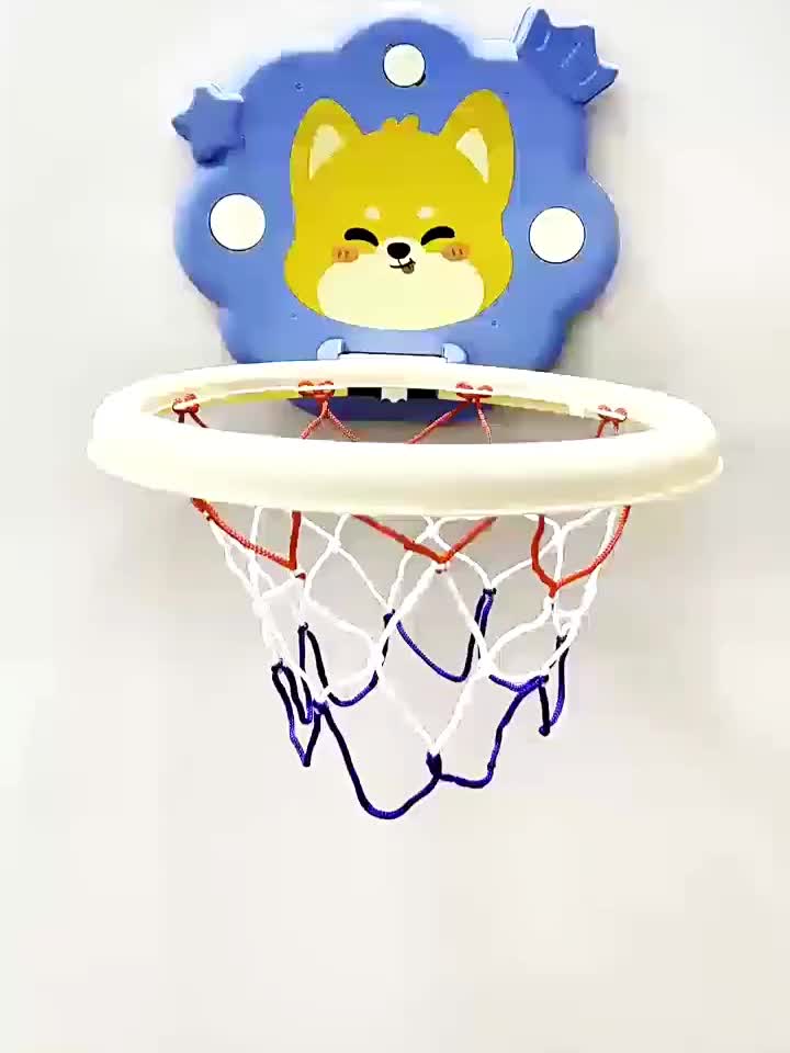 Accessoires panier de basket animal cartoon avec mini balles
