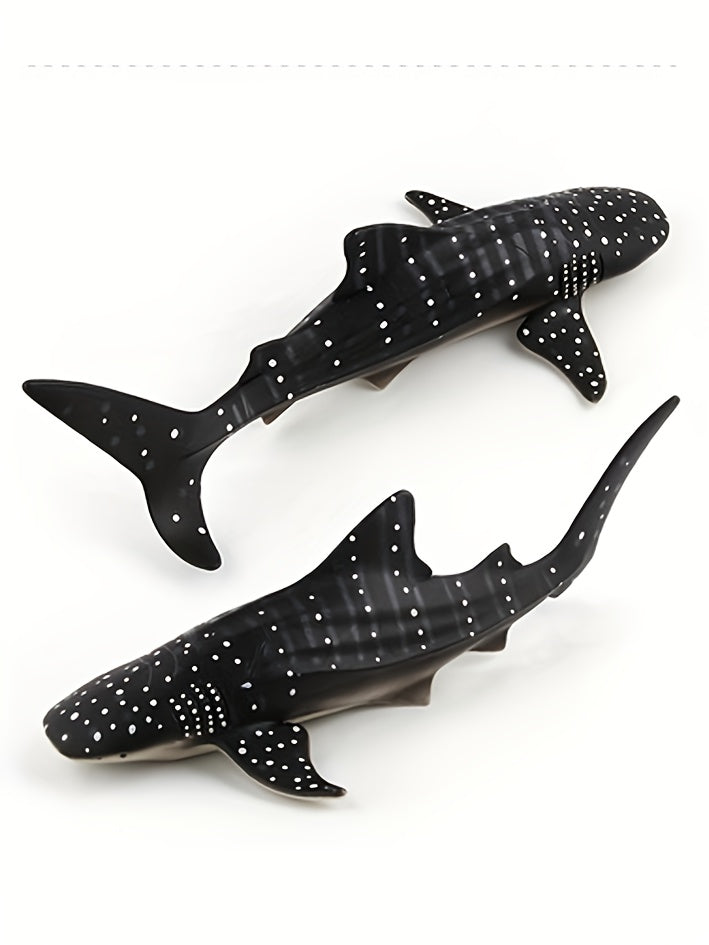 Modèles réalistes de baleines, baleine bleue, requin-baleine, narval — Monptitlou
