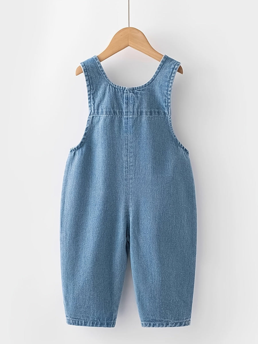 Salopette pour bébé et tout-petit, pantalon en denim — Monptitlou