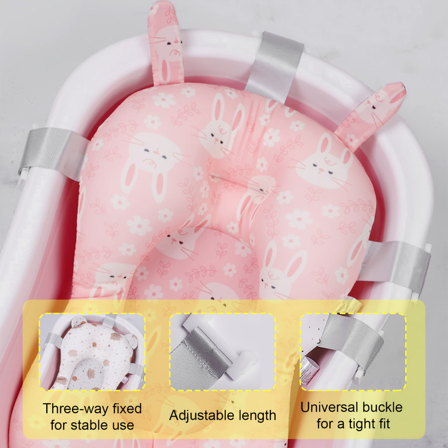1 Coussin de Bain Confortable pour Nouveau-né avec Support Lombaire et — Monptitlou