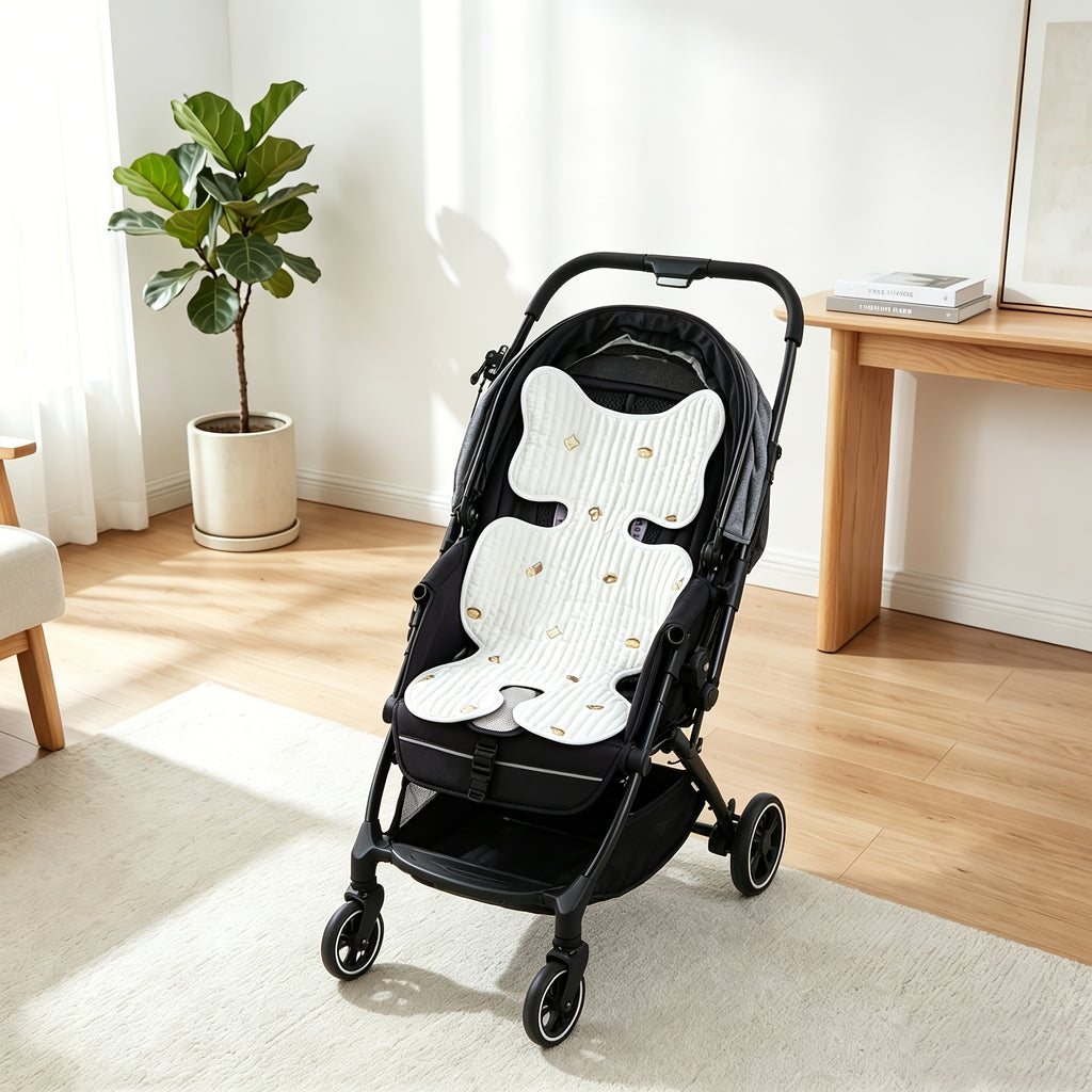 Coussin de poussette bébé, doublure matelassée douce avec motifs de — Monptitlou
