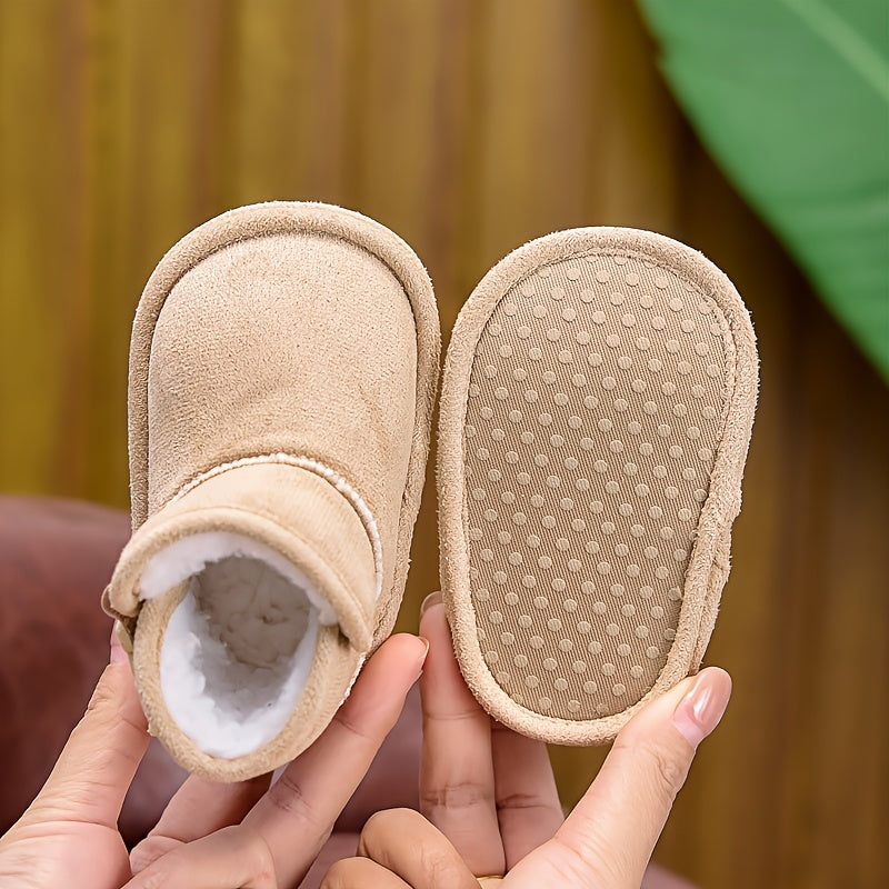 Bottes bébé hiver, chaudes et confortables, tendance, doublure polaire, adaptées intérieur et extérieur, unisexe