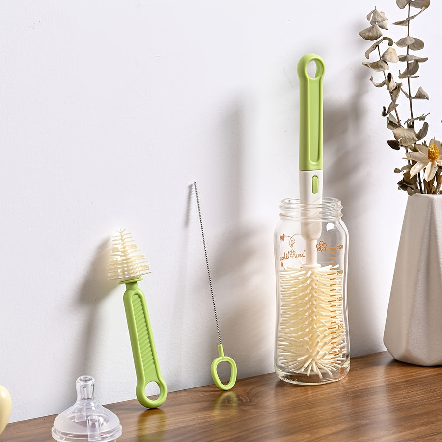 Brosse à biberon en silicone ; Outil de nettoyage de tétines et de — Monptitlou