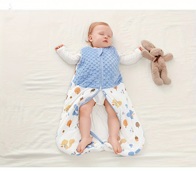 Couverture bébé sans manches 1.5 points pour poussette — Monptitlou