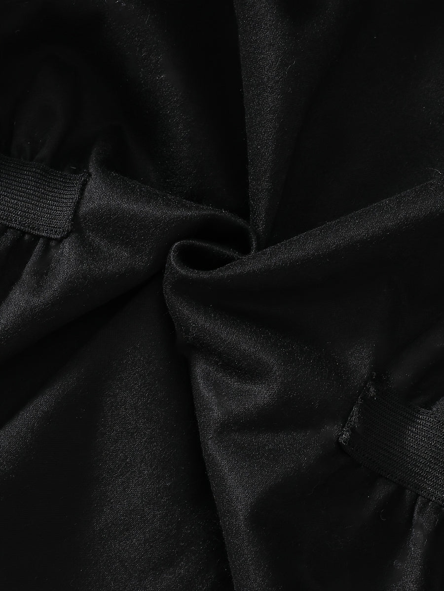 Veste à capuche pour fille avec petite décoration d'étiquette Zhangzi + — Monptitlou