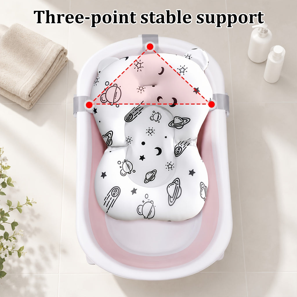 Coussin de siège de support de bain pour nouveau-né avec oreilles — Monptitlou