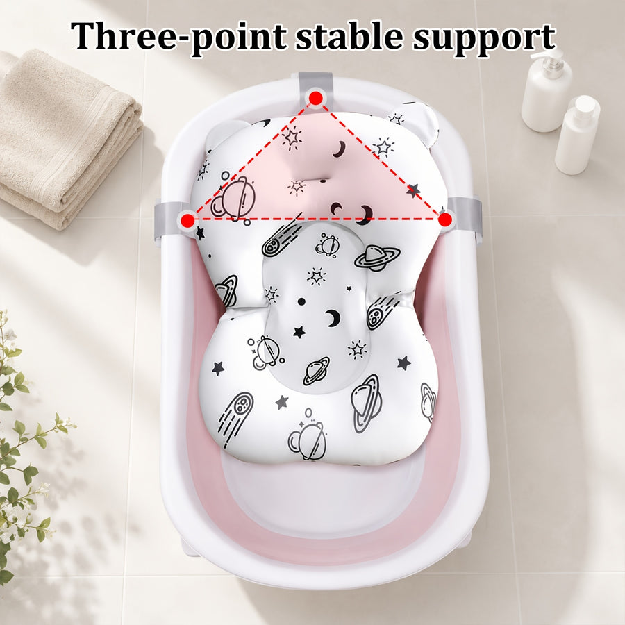 Coussin de siège de support de bain pour nouveau-né avec oreilles — Monptitlou