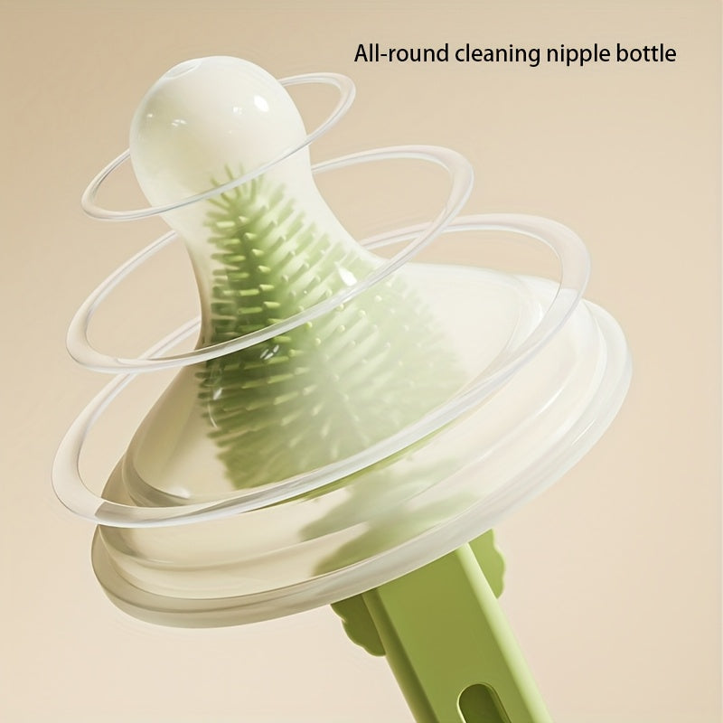 Comprenant un brosse à biberon, une brosse à tétine — Monptitlou