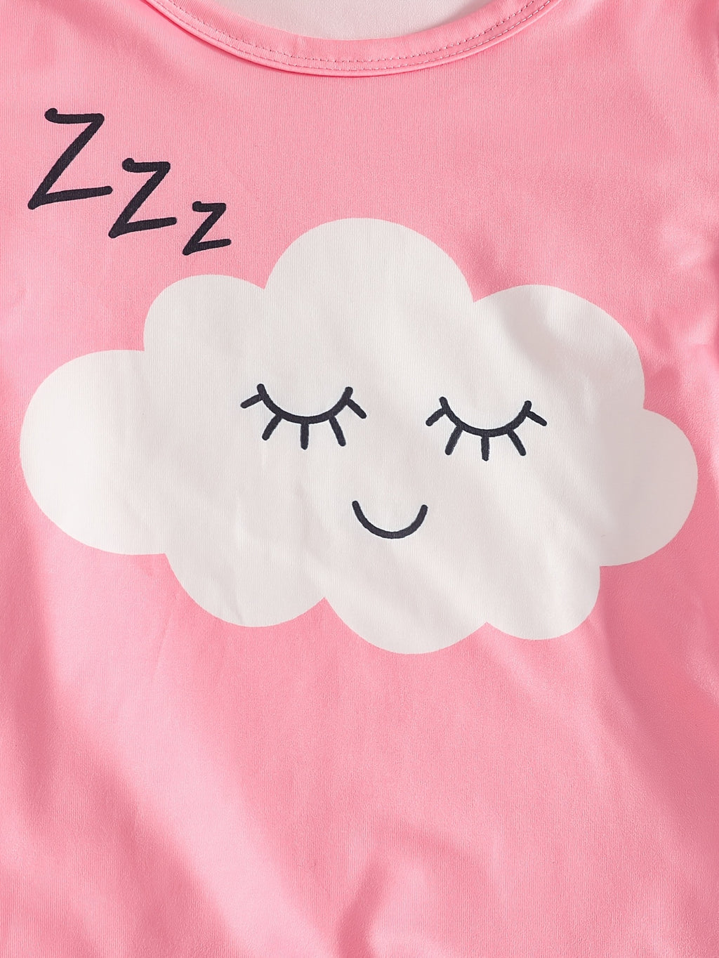 Pyjama pour filles avec imprimé nuage, étoile et lune — Monptitlou