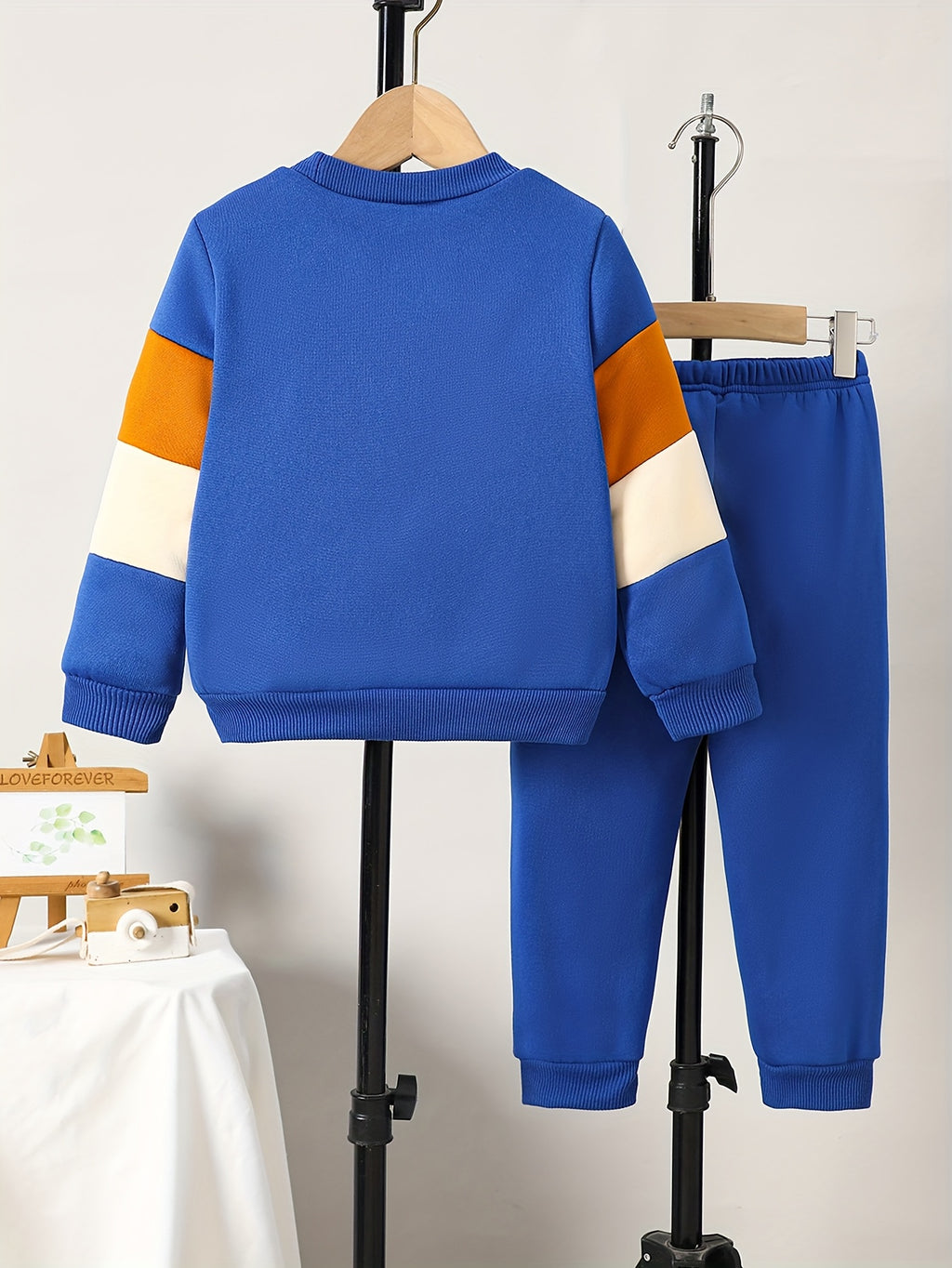 Ensemble 2 pièces. Ensemble de sweat-shirts décontractés à col ras du