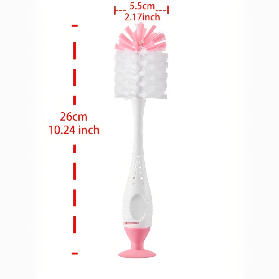 Ensemble de brosses à biberon 2-EN-1 en nylon avec brosse à tétine — Monptitlou