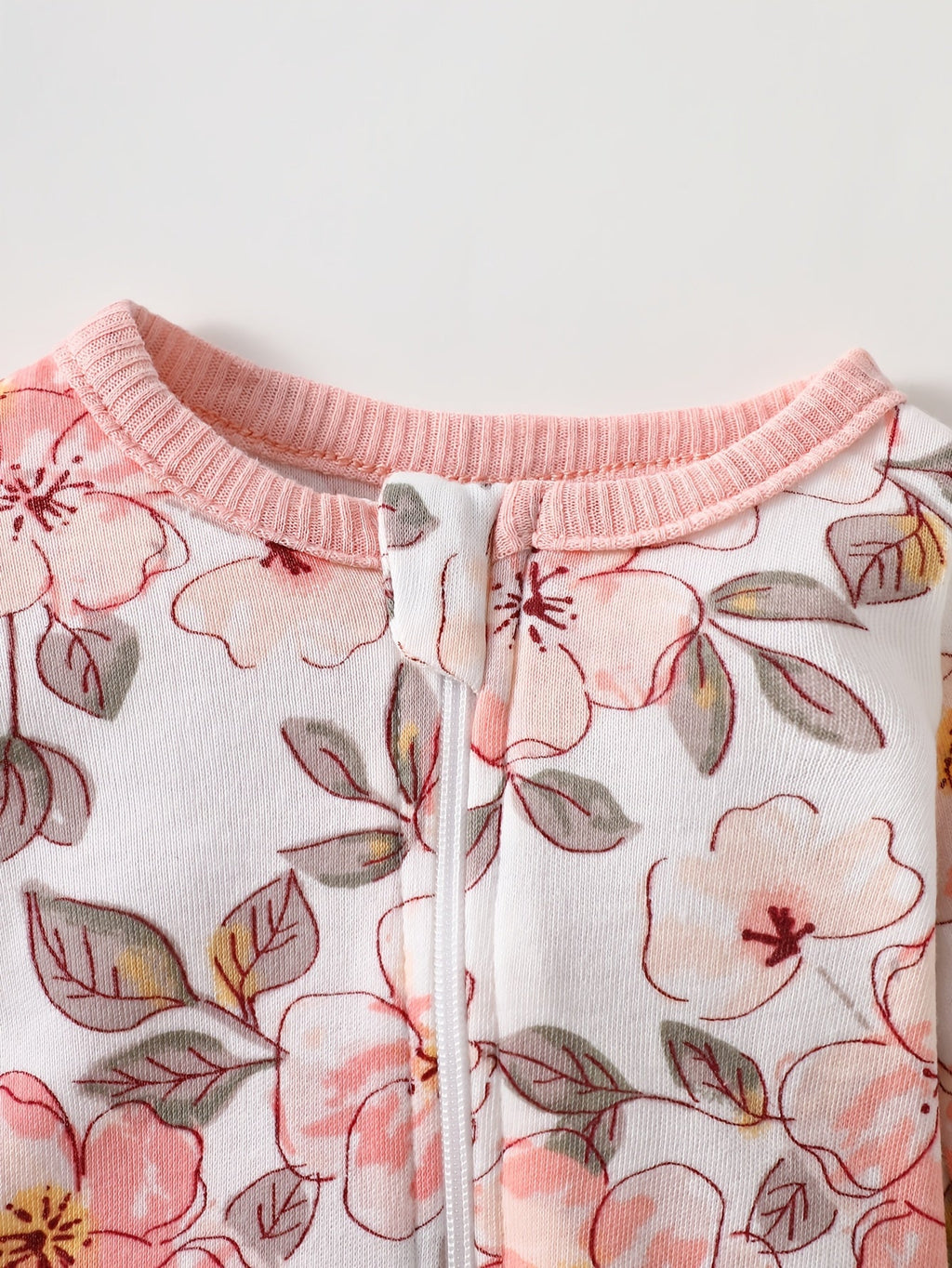 2 bodysuits pieds pour bébé fille, tissu doux — Monptitlou