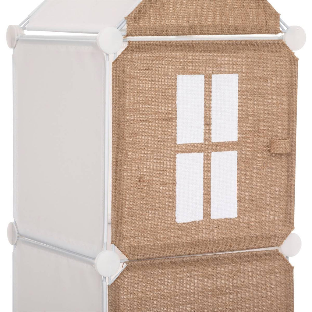 Rangement Enfant Colonne - métal et Jute — Monptitlou