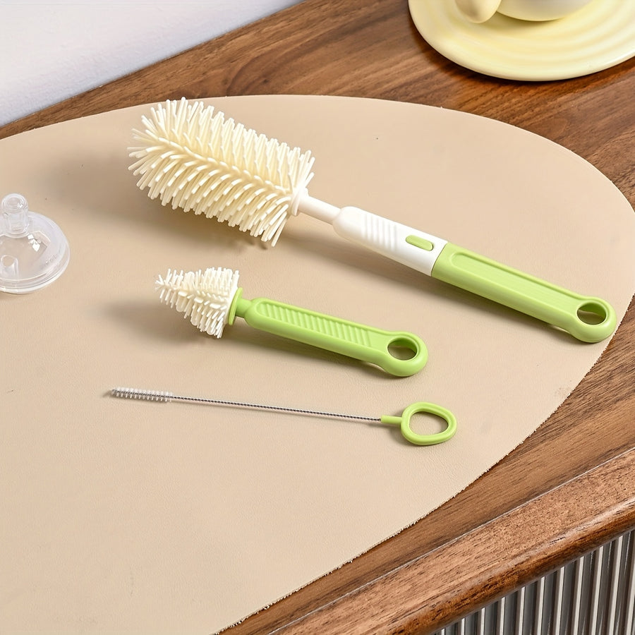 Brosse à biberon en silicone ; Outil de nettoyage de tétines et de — Monptitlou