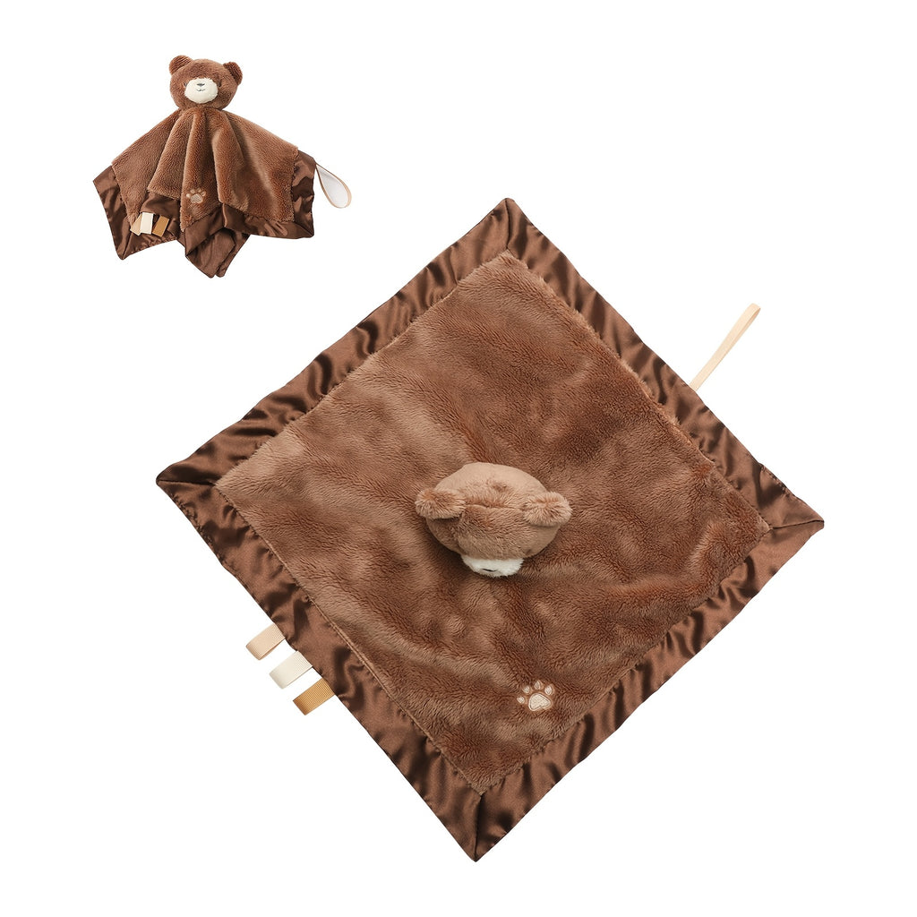 Adorable jouet apaisant pour bébé ours brun — Monptitlou