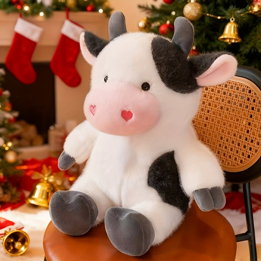Grande peluche de vache Kawaii — Monptitlou