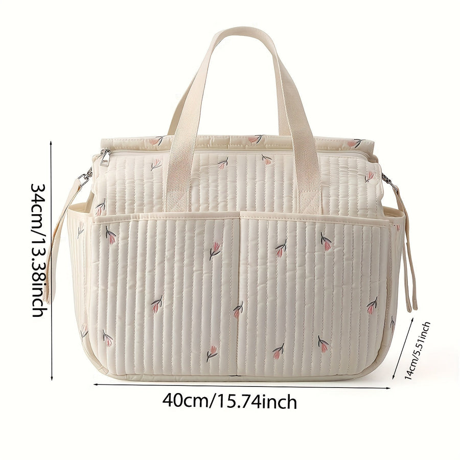 Sac de maternité portable style coréen avec broderie ours — Monptitlou