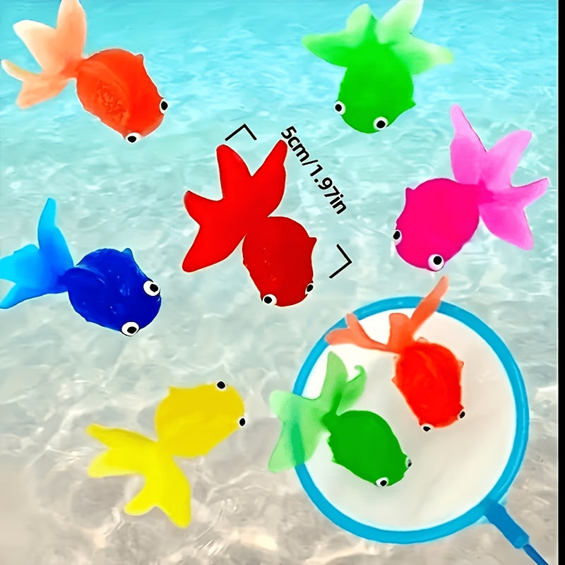 /16 pièces cadeau pour elle/lui, jouets poissons dorés flottants — Monptitlou