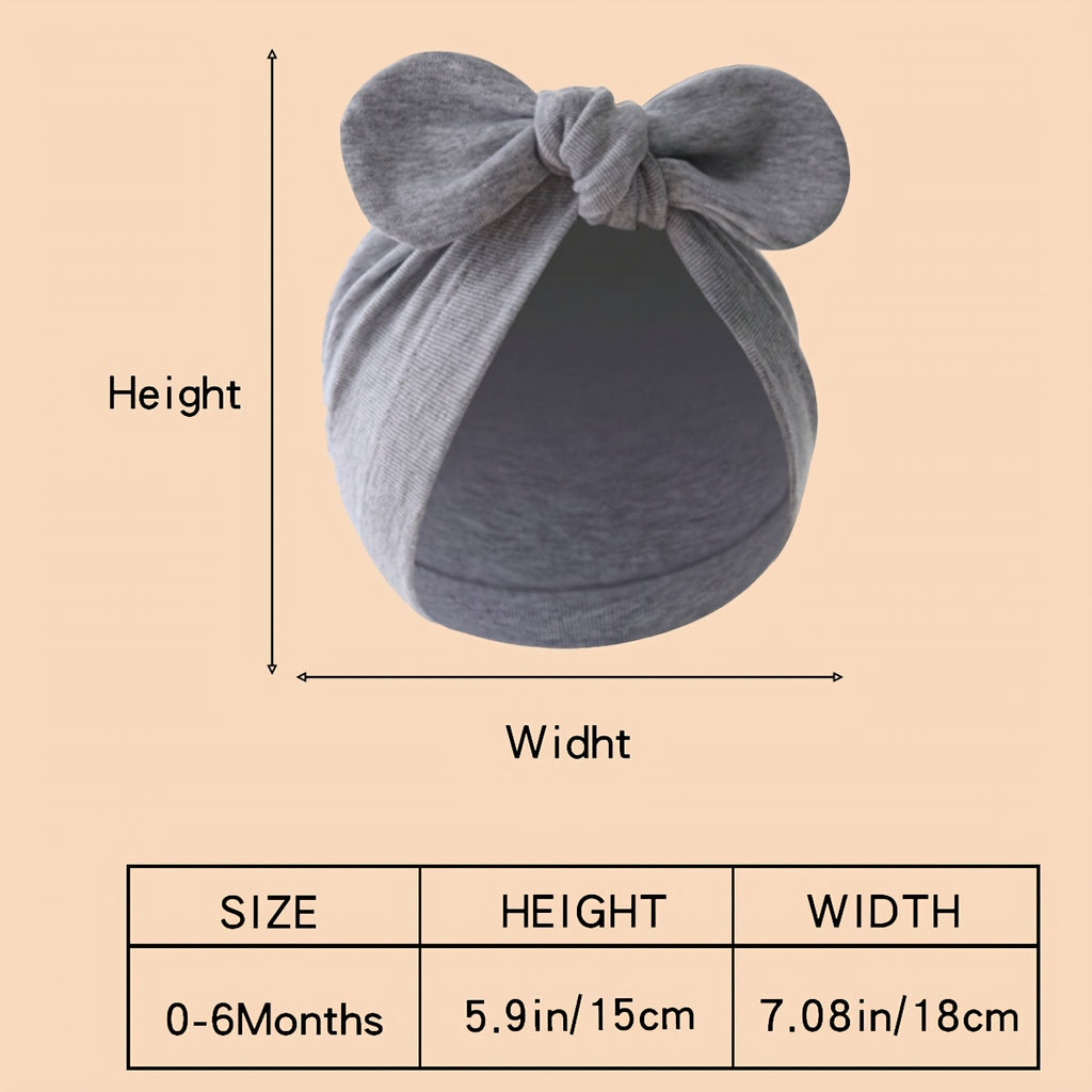 Bonnet Chaud et Doux pour Jeunes avec Nœud Papillon — Monptitlou