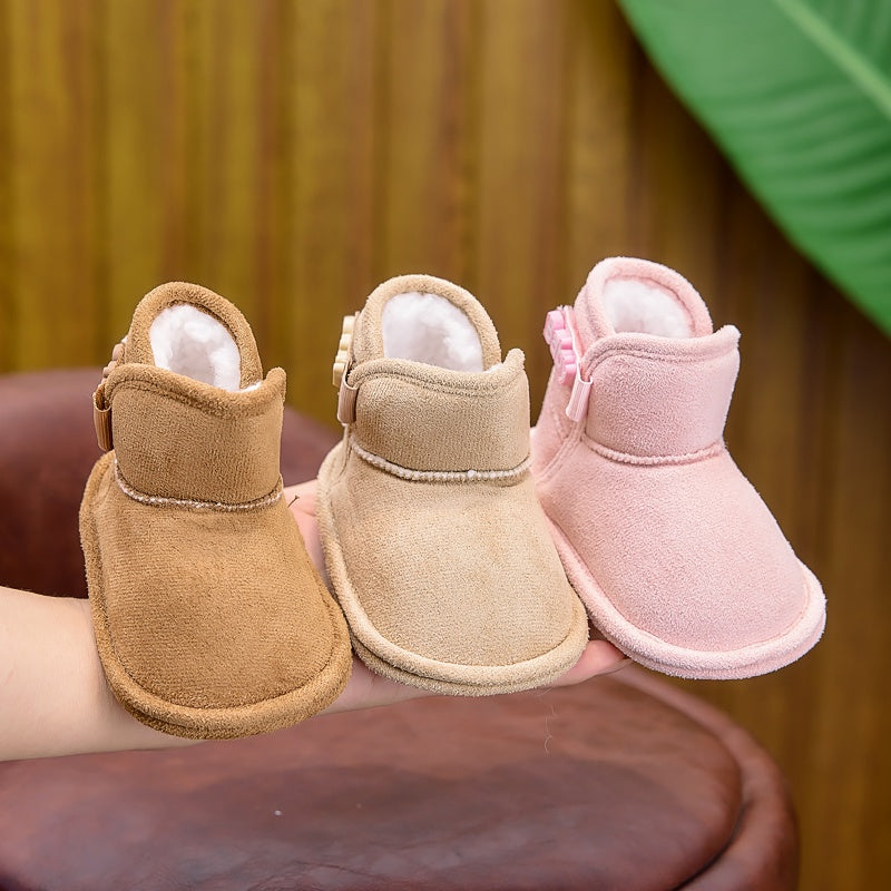 Bottes bébé hiver, chaudes et confortables, tendance, doublure polaire — Monptitlou