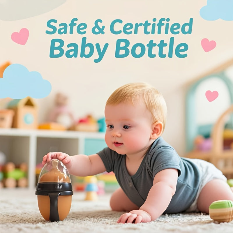 Biberon en Silicone pour Bébé, 150ml/250ml, Biberon pour Lait et Eau — Monptitlou