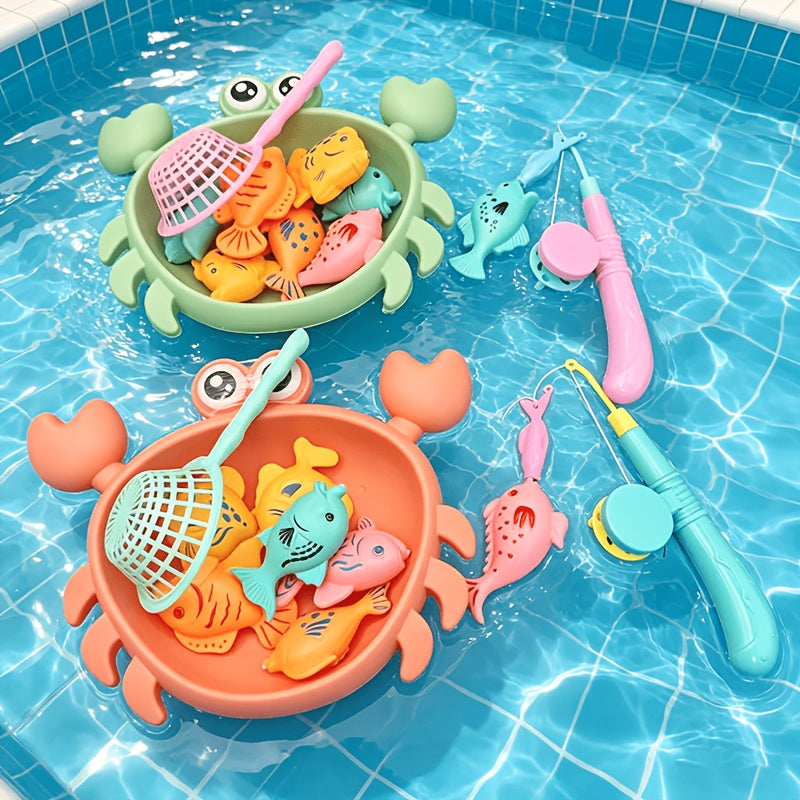 Lot de jouet magnétique de pêche au crabe pour enfants, été — Monptitlou