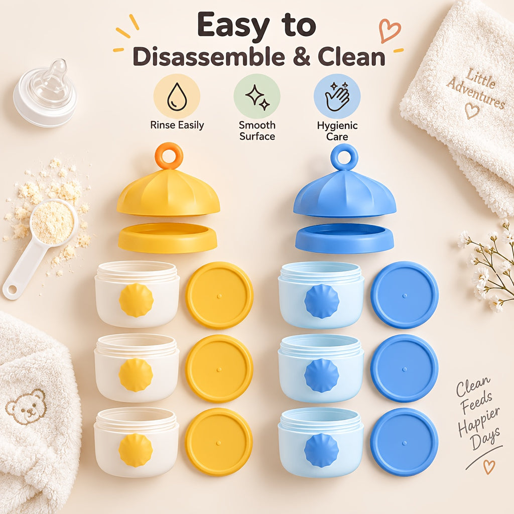 Distributeur de lait en poudre à 3 couches — Monptitlou