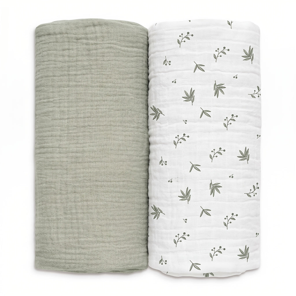 Sleepy Star Mousselines d'emmaillotage pour bébé, lot de 2 — Monptitlou