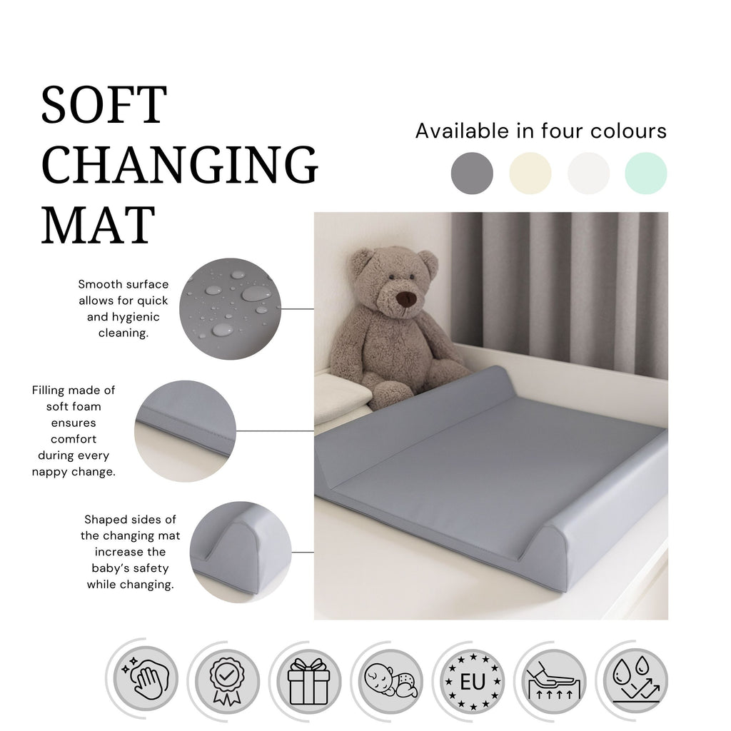 AMIKU, Matelas à langer doux pour bébés, Coussin à langer, photo 17