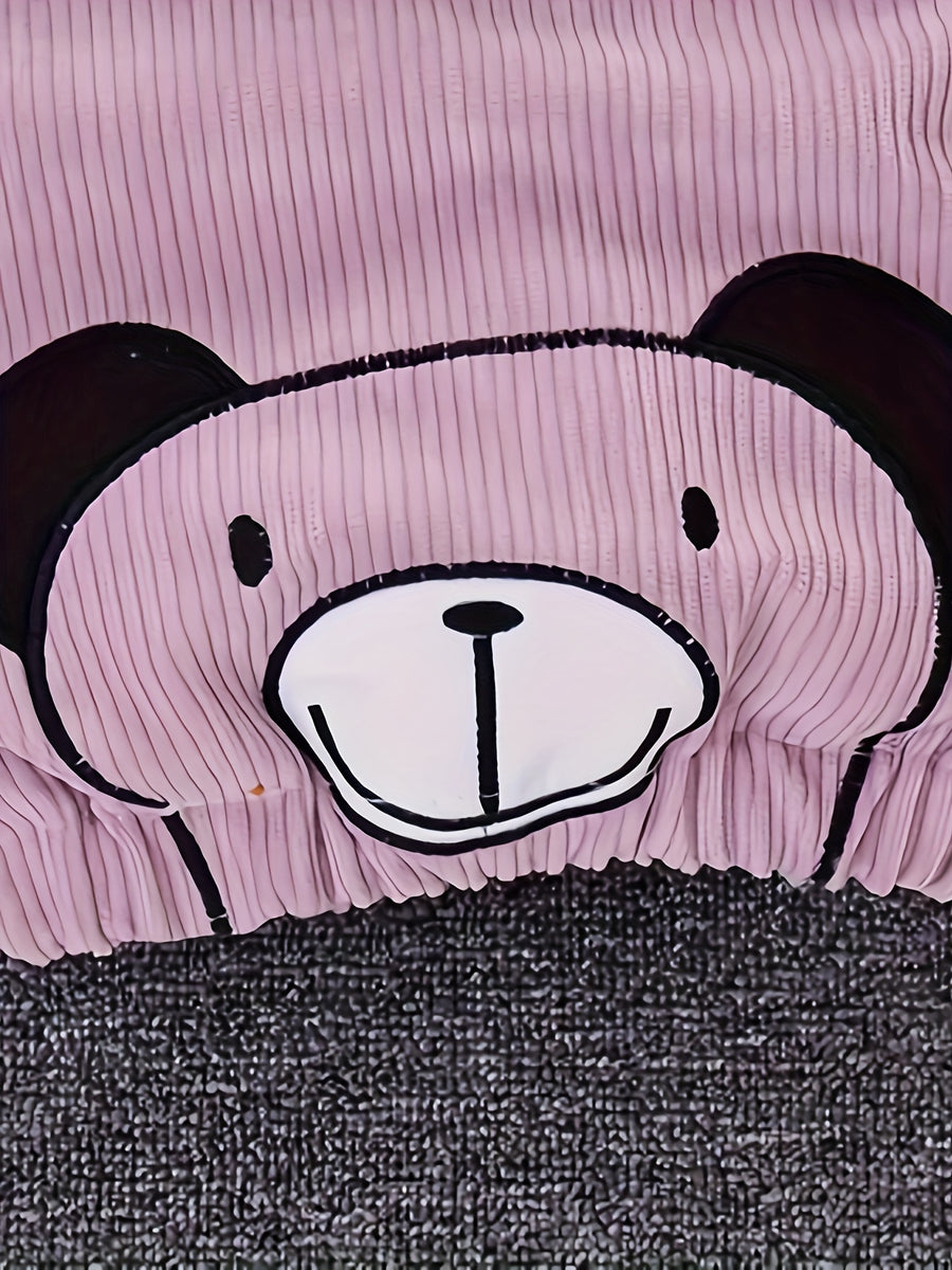 Veste à capuche pour enfants avec ours cartoon — Monptitlou
