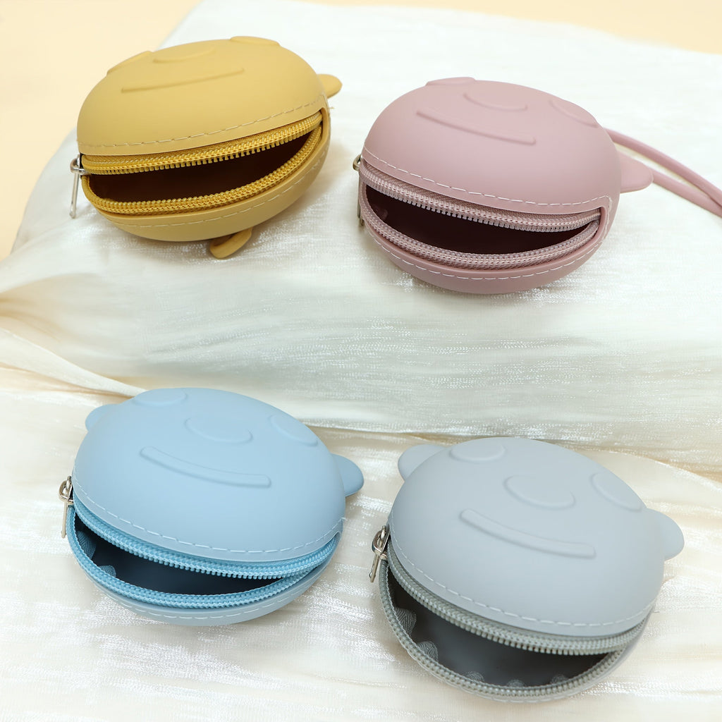 Boîte de rangement pour tétine bébé, sac de voyage portable ours — Monptitlou