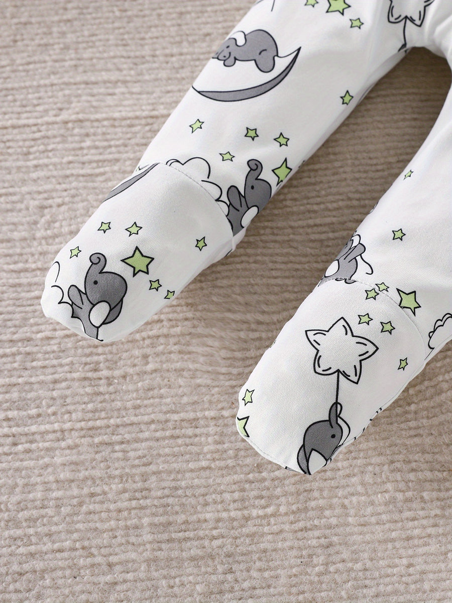 Ensemble pyjama et pantalon à motif éléphant — Monptitlou